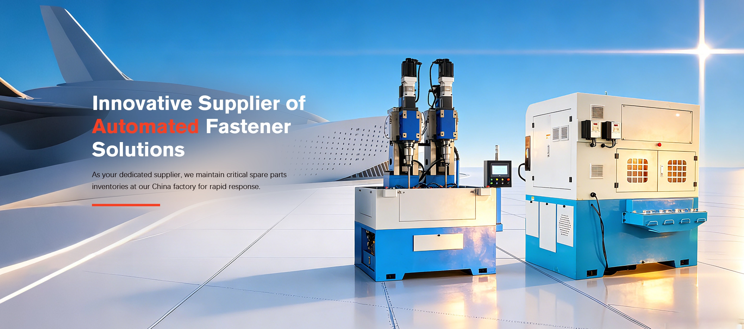 Usine professionnelle d’équipement de fixation automatisée
