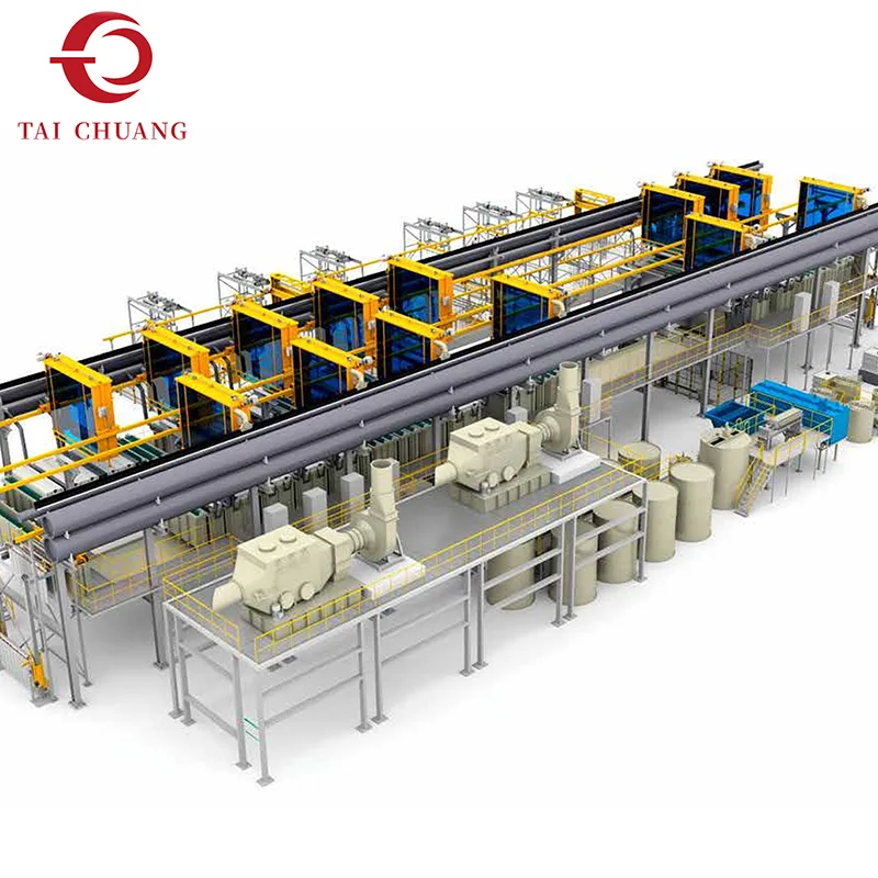 Ligne d'électrogalvanisation